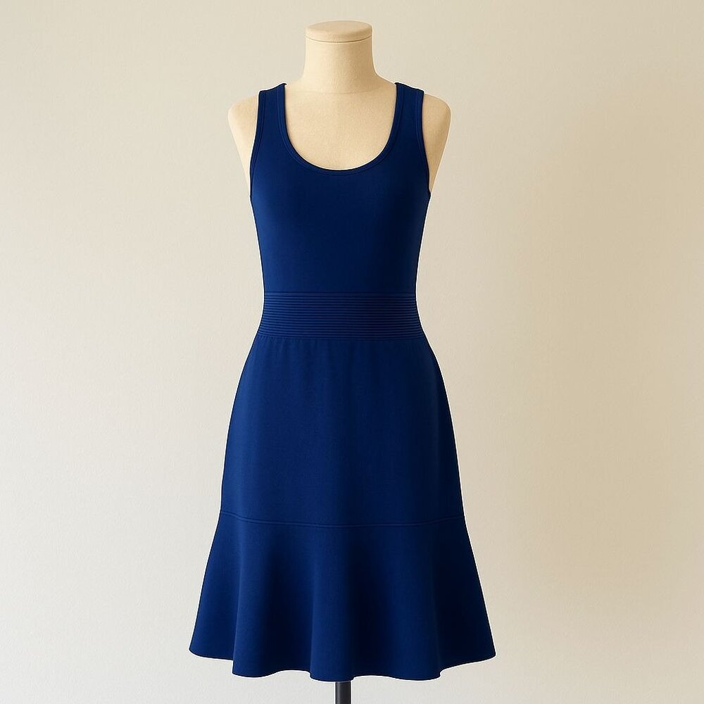 Michael Michael Kors Womens XS Navy knit Sleeveless Dress‎